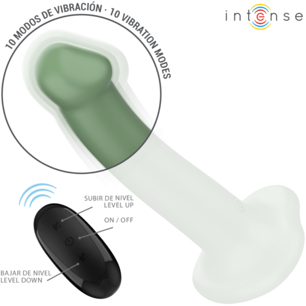 Vibrador silicona con mando  10 funciones Becca - Imagen 3