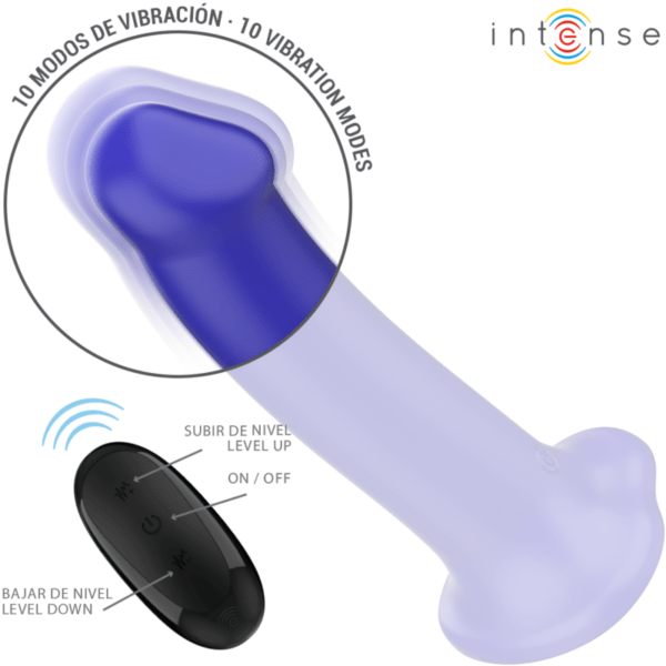 Vibrador silicona con mando  10 funciones Victoria - Imagen 3