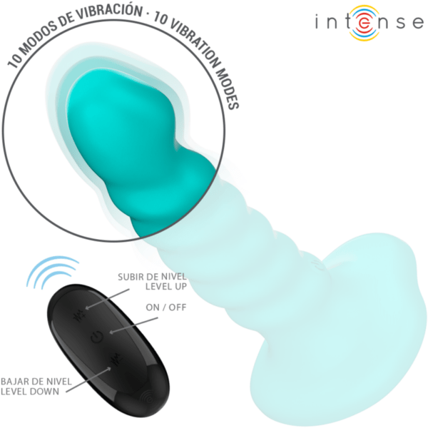 Vibrador silicona con mando  10 funciones Buffy - Imagen 3
