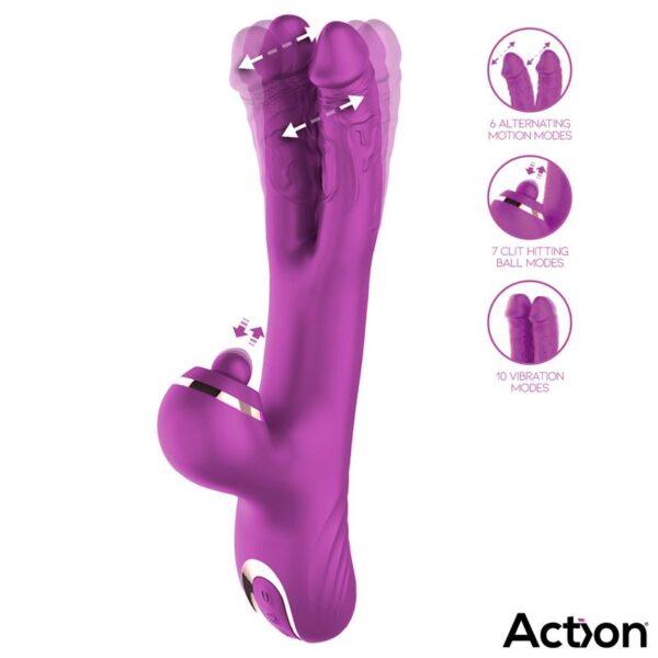 Rabbit doble wave 2 fingers