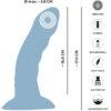 Dildo recargable Heart Guy blue - Imagen 3