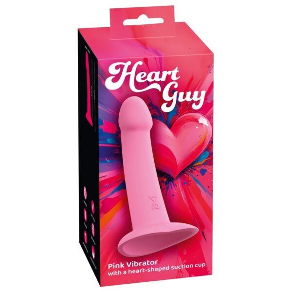 Dildo recargable Heart Guy pink - Imagen 10