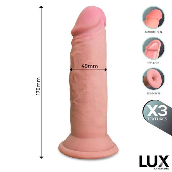 Dildo triple densidad 7" Wolf - Imagen 5