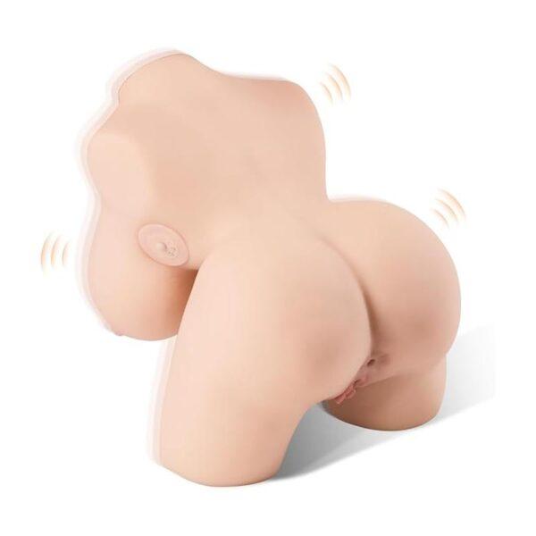 Torso masturbador con vibración 4.2kg Frieda - Imagen 2