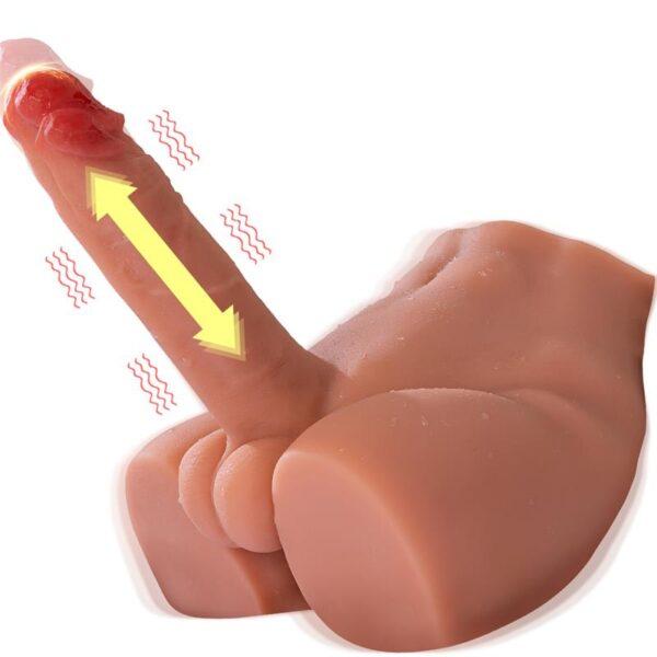 Masturbador con pene vibrador y thrusting Peel - Imagen 2