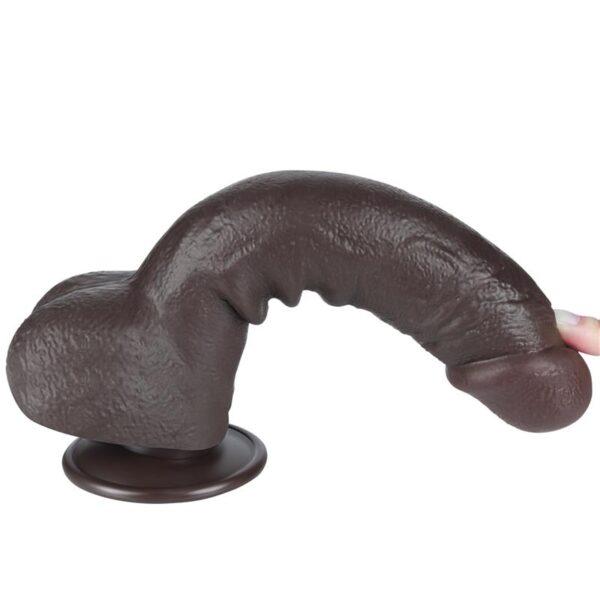Sliding skin dong 9.5" negro - Imagen 4