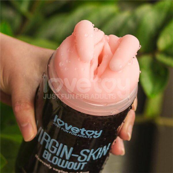 Masturbador double side Virgin skin vagina/ano - Imagen 6