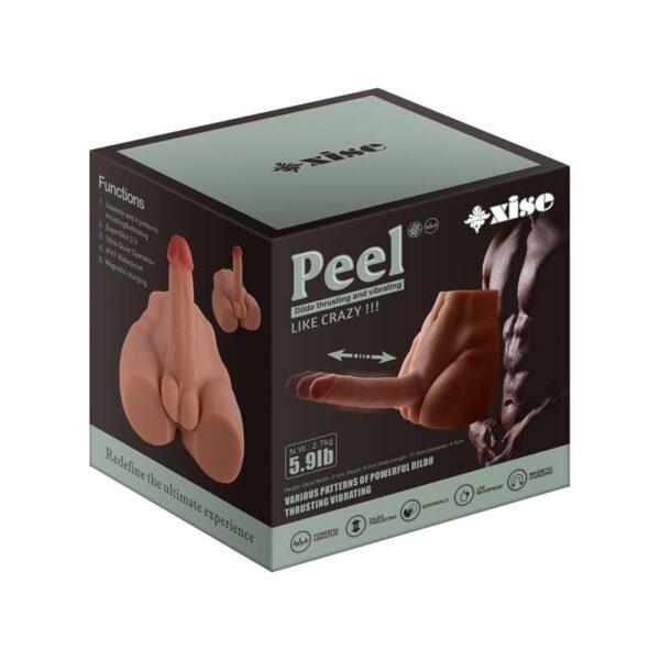 Masturbador con pene vibrador y thrusting Peel - Imagen 12