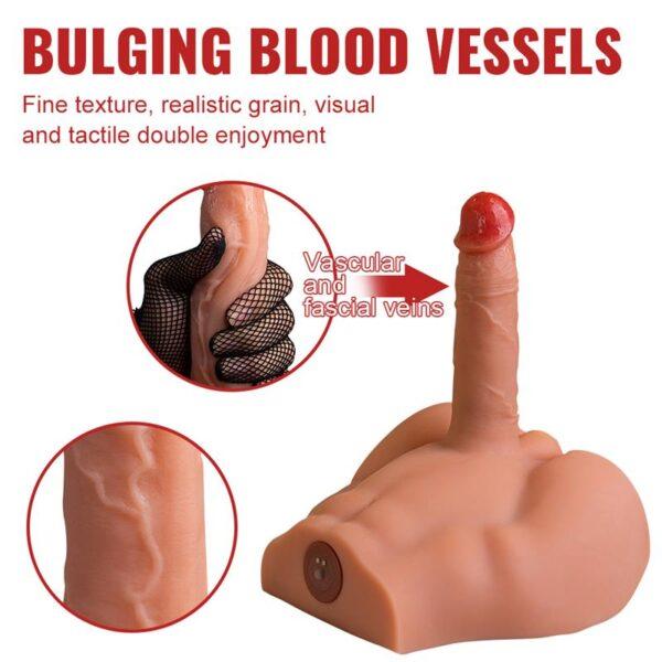 Masturbador con pene vibrador y thrusting Peel - Imagen 7