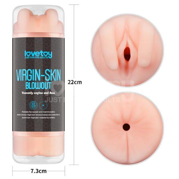 Masturbador double side Virgin skin vagina/ano - Imagen 11