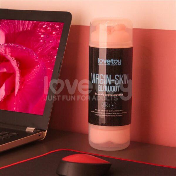 Masturbador double side Virgin skin vagina/ano - Imagen 12