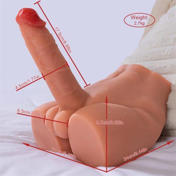 Masturbador con pene vibrador y thrusting Peel - Imagen 11