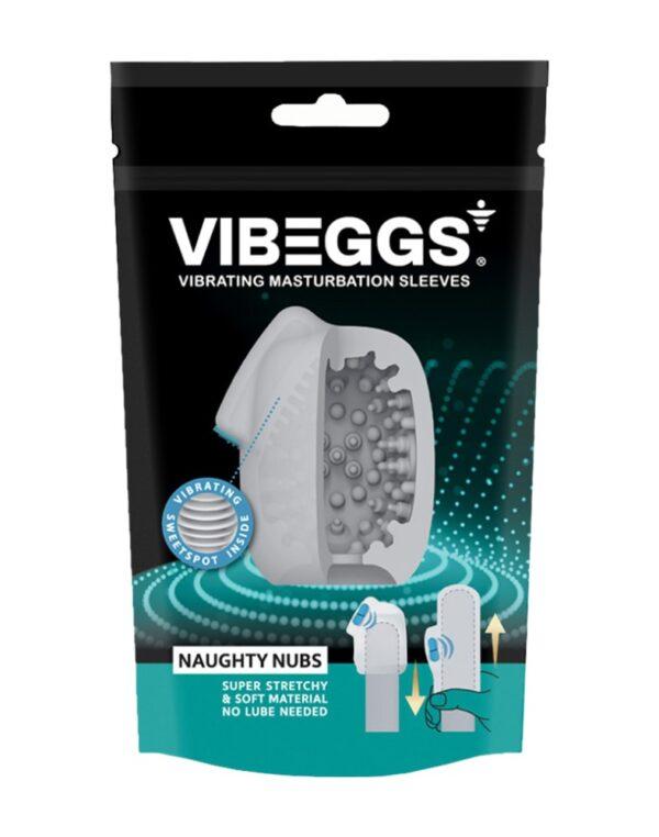 Vibeggs Naughty Nubs - Vibrating Masturbation Sleeve