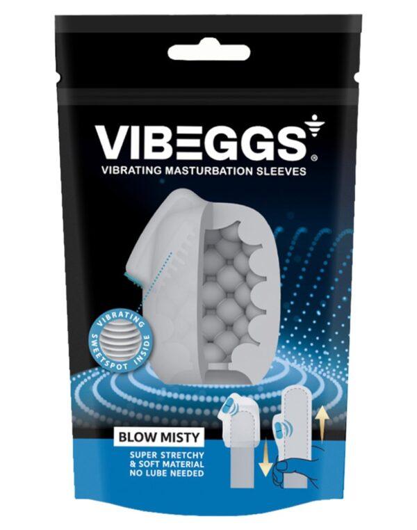 VIBEGGS Blow Misty Vibrating Masturbation Sleeve