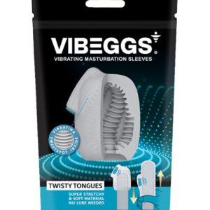 VIBEGGS Twisty Tongues Vibrating Masturbation Sleeve