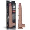 16" Dual layered bendable silicone cock