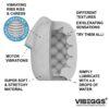 VIBEGGS Blow Misty Vibrating Masturbation Sleeve - Imagen 2