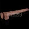 16" Dual layered bendable silicone cock - Imagen 4