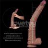 16" Dual layered bendable silicone cock - Imagen 13