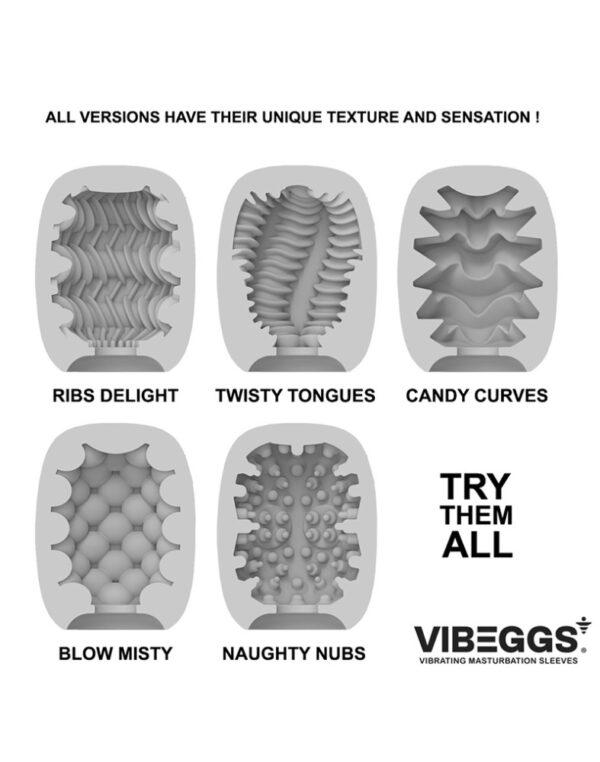 Vibeggs Naughty Nubs - Vibrating Masturbation Sleeve - Imagen 7