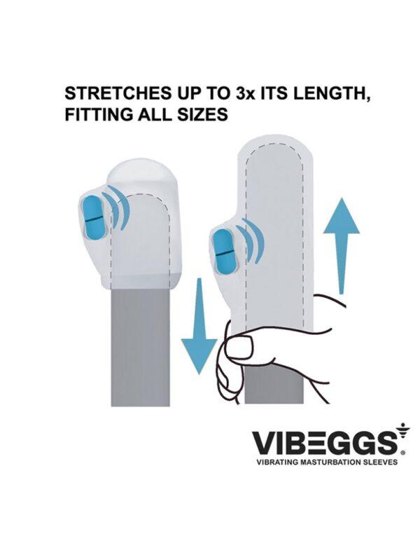 VIBEGGS Blow Misty Vibrating Masturbation Sleeve - Imagen 9