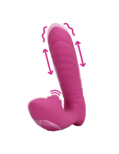 Thrusting and tapping vibrator Loveline