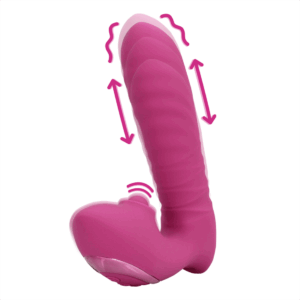 Thrusting and tapping vibrator Loveline
