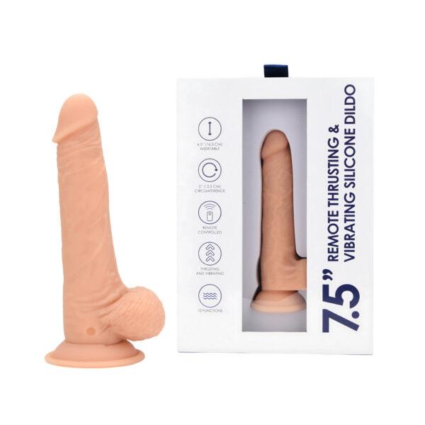 Realístico recargable con mando y thrusting Loving Joy