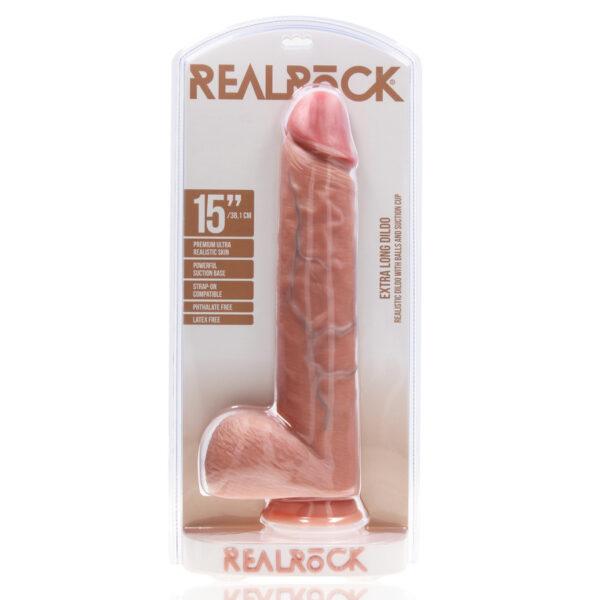 Pene realístico 15" Real Rock  38 x 7.5cm - Imagen 2