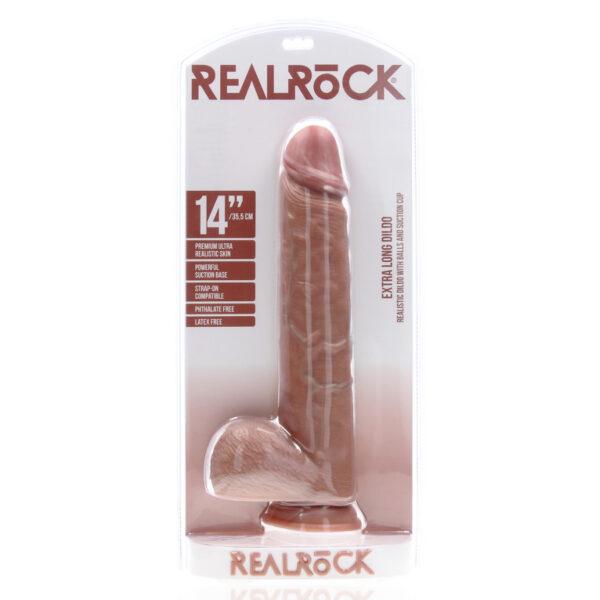 Pene realístico 14" Real Rock 29  x 7cm - Imagen 2