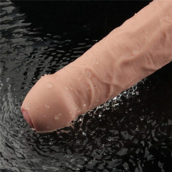 Realistico recargable Real Softee 9" uncut - Imagen 2