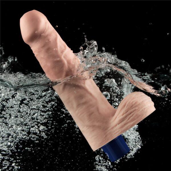 Realistico recargable Real Softee 9" uncut - Imagen 4