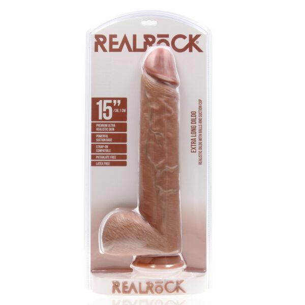 Pene realístico 15" Real Rock  38 x 7.5cm - Imagen 6