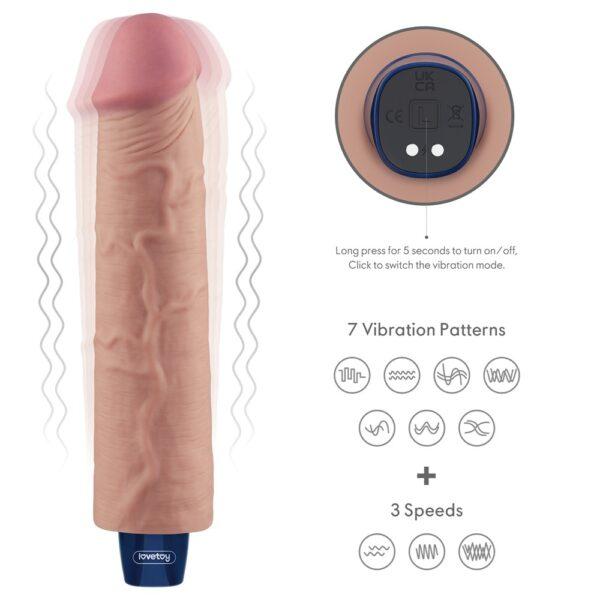 Realístico recargable Real Softee 9.5" - Imagen 7