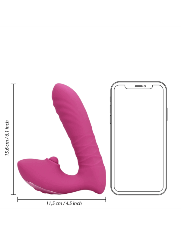 Thrusting and tapping vibrator Loveline - Imagen 9