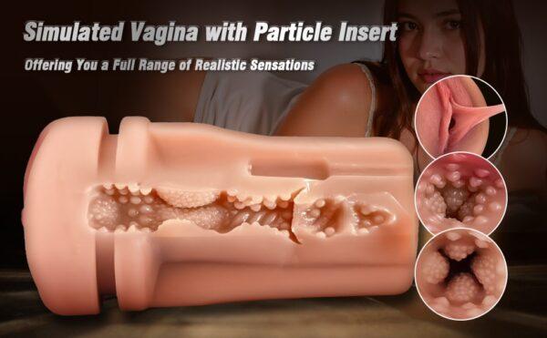 Vagina realística con vibración y succión - Imagen 10