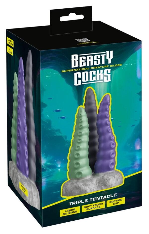 Dildo Triple Tentacle - Imagen 2