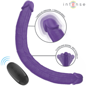 Dildo vibrador doble con mando 40cm Gunter