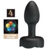 Plug anal con luz LED Olman 8.8cm
