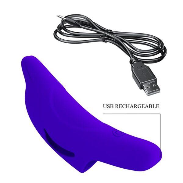 Estimulador dedo vibrador Delphini - Imagen 3