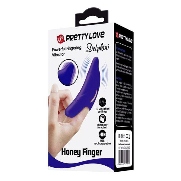 Estimulador dedo vibrador Delphini - Imagen 5