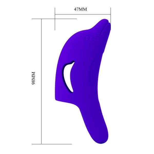 Estimulador dedo vibrador Delphini - Imagen 4
