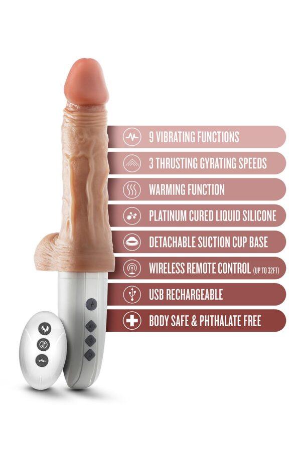 Realístico con vibración y thrusting Mr Hammer - Imagen 8