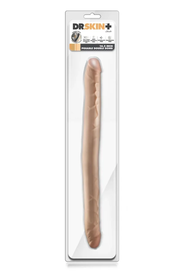 Double dong articulado 16.5" Dr Skin - Imagen 2