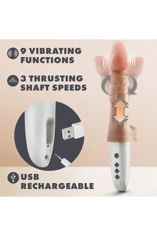 Realístico con vibración y thrusting Mr Hammer - Imagen 13