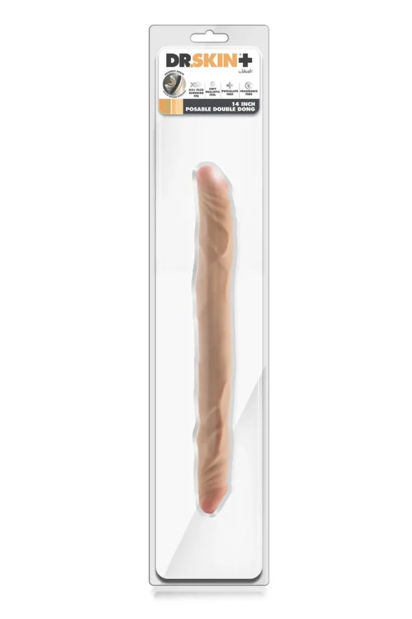 Double dong articulado 14" Dr Skin - Imagen 2