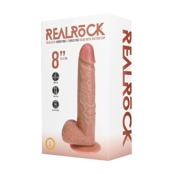 Realístico con vibración y thrusting 8" Real Rock - Imagen 4