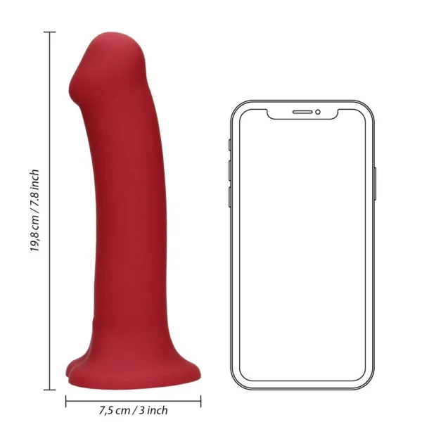 Non phallic vibrating dildo Loveline - Imagen 4