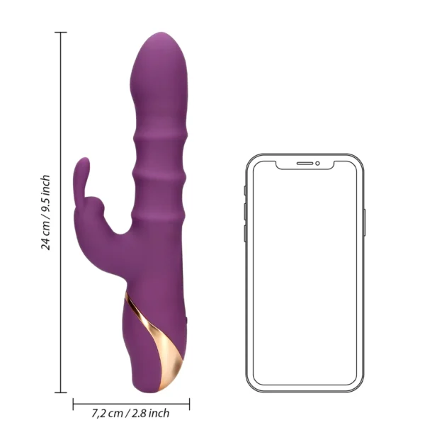 3 up&down moving rings vibrator - Imagen 7