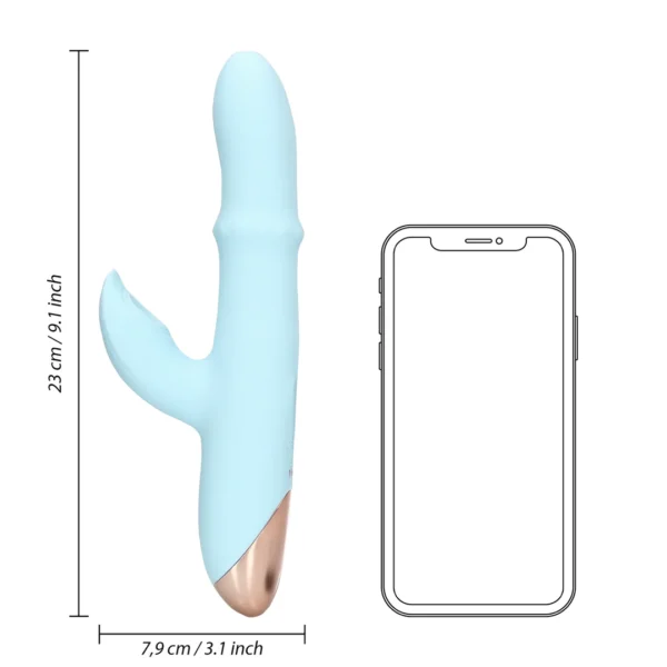 Pulse wave up&down moving ring vibrator Loveline - Imagen 7